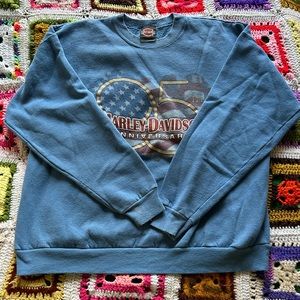 Harley Davidson 95th anniversary crew neck